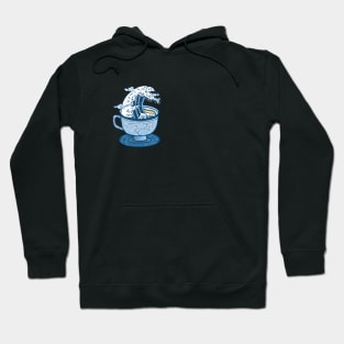 Great Wave Kanganawa Tea Cup Hoodie